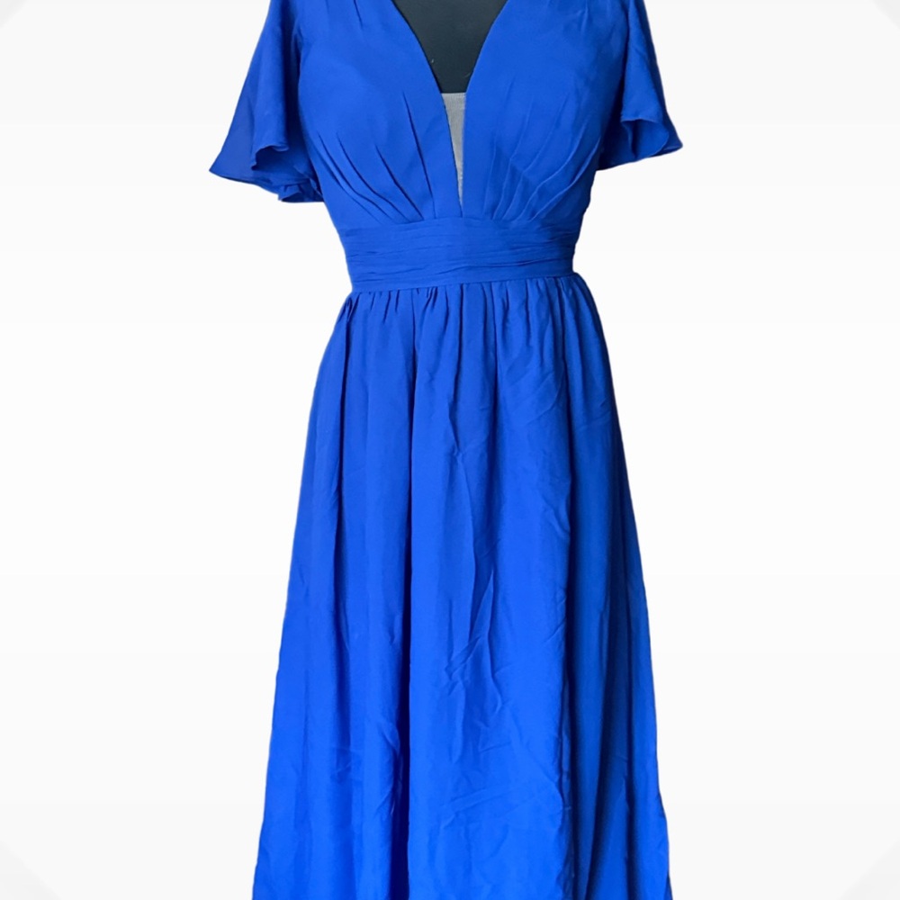 Elegant Blue Women's Dress